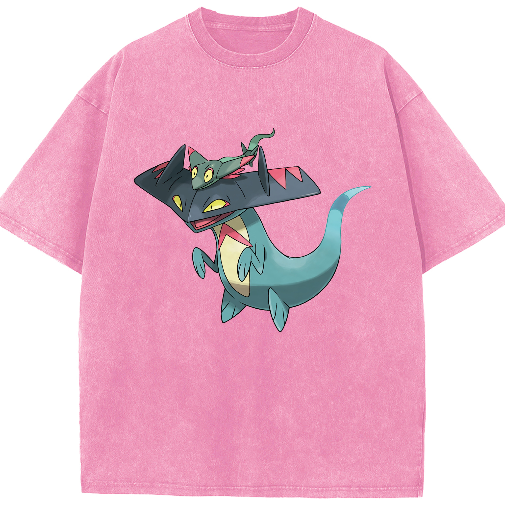 （画像用） ポケットモンスター Pokémon 綿100% ヴィンテージ風 半袖Tシャツ（フロントプリント）